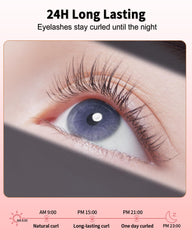 BeautyCurls curler with 3-temperature control and LED display for tailored lifts.