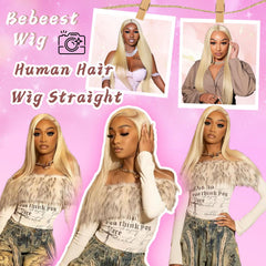 Bebeest HD transparent lace wig blends invisibly with your hairline.
