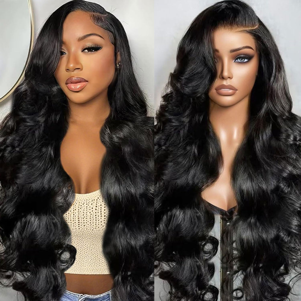 BeCools 30-inch body wave wig with lace front for a natural look.