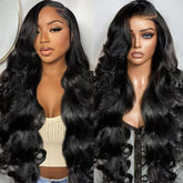 BeCools 30-inch body wave wig with lace front for a natural look.