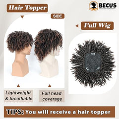 BECUS Dreadtopper lightweight clip in design for easy styling