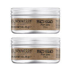 Bed Head Matte Separation Wax pack two delivers all-day matte hold for defined styles.