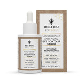 Bee & You anti-aging serum bottle close-up showing bee venom and propolis benefits