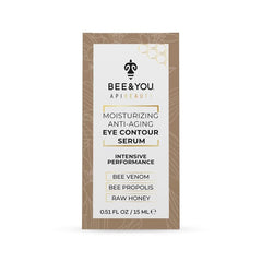 Bee & You serum bottle dispense shot highlighting easy application and hydration