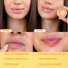 Bee Balm vitamin E formula helps soft, radiant lips.