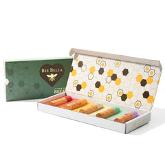 Bee Bella Lip Balm Cherry flavor with rich hydration and sweet aroma.