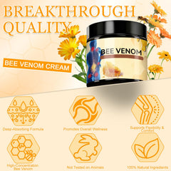 Bee Venom Joint Cream packaging set showcases compact travel-friendly design.