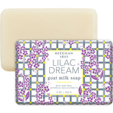 Beekman 1802 Lilac Dream packshot showing the nourishing goat milk bar