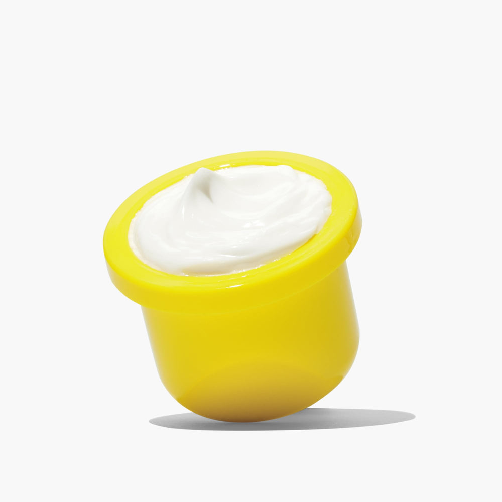 Beekman 1802 Milk RX Advanced Refill Pod close-up shows rich texture for daily hydration.