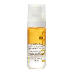 Beekman 1802 Milk Shake Body Mist bottle with honey-orange blossom for daily hydration