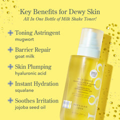 Beekman 1802 Milk Shake Face Mist features goat milk and mugwort in the blend.