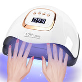 BEENLE 380W UV LED nail lamp front view for fast, even curing