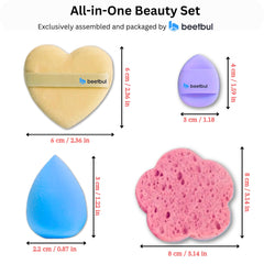 Beetbul multi-use sponge blends foundation and powder efficiently