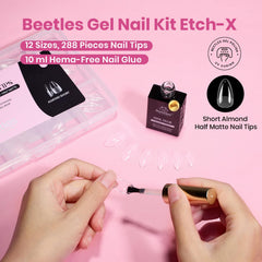 Beetles 10ml HEMA-free nail glue gel for strong adhesion
