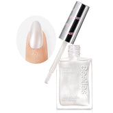 Beetles 2-in-1 pearl white bottle shows protective formula for stronger nails.