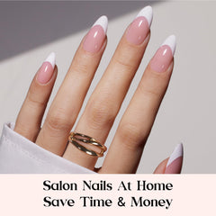 Beetles almond-shaped tips enable easy DIY manicure with salon-like results
