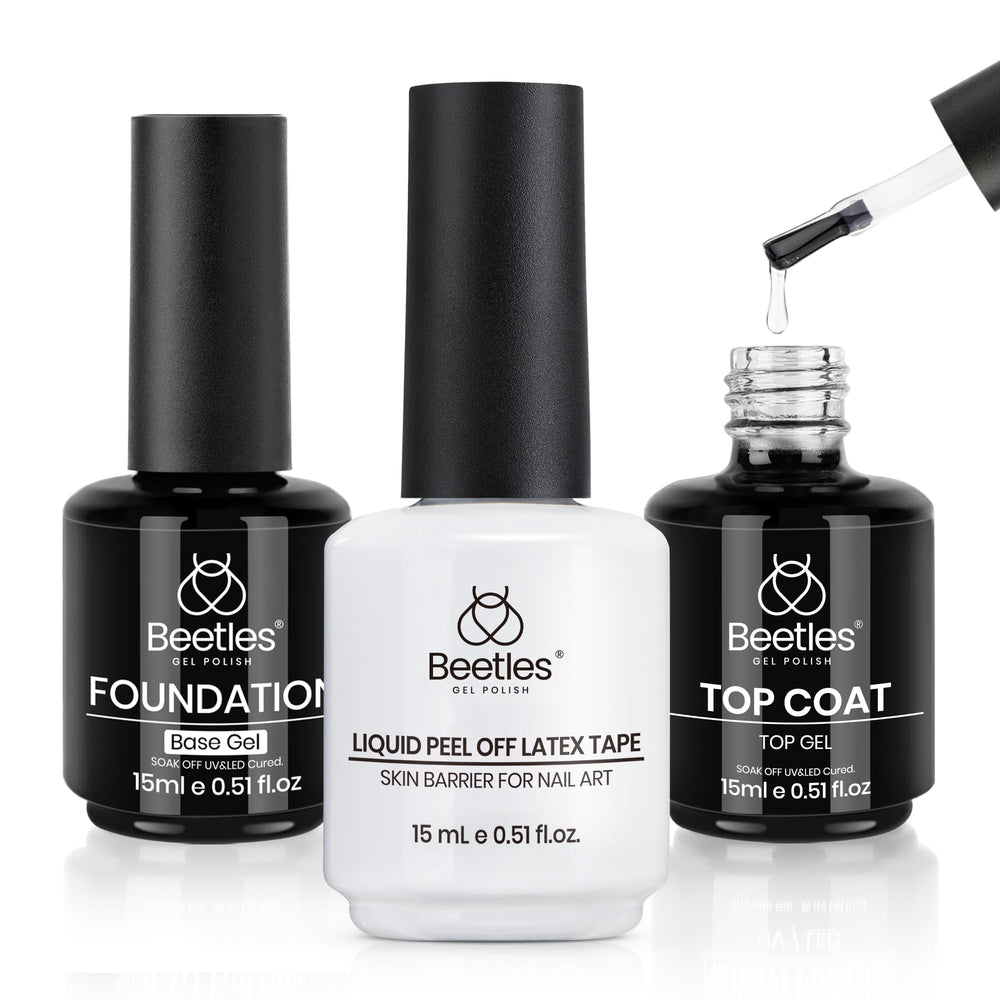 Beetles base coat 15ml primes nails for stronger adhesion and a smooth foundation.