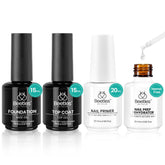 Beetles base coat and top coat kit for at-home salon results
