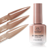 Beetles Brown Jelly Gel Nail Polish in soft brew for everyday nude-brown nails