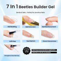 Beetles Builder Gel nail extension enables beginner-friendly home manicures.
