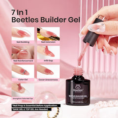 Beetles Builder Gel Set self-leveling action with smooth curves