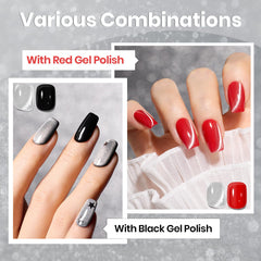 Beetles cat eye gel under UV/LED cure for professional look
