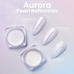 Beetles Chrome Nail Powder two jars side-by-side demonstrates versatile chrome color options for nails.