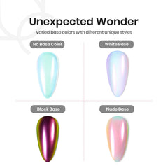 Beetles Chrome Nail Powder unicorn chrome color shift manicure