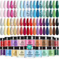 Beetles Dip Powder 36-color collection for versatile daily wear.