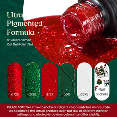 Beetles Eif Flame Red gel polish bottle for bold holiday color.