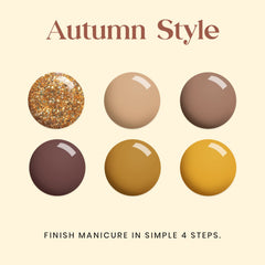 Beetles Fall Gel Polish chocolate swatch showing rich color payoff