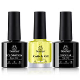 Beetles gel base coat no-wipe finish improves color adhesion and shine