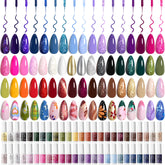 Beetles Gel Liner Set 32 color bottles display vibrant shades for versatile nail art ideas