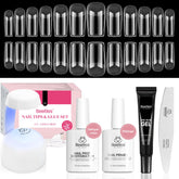 Beetles Gel Nail Kit mini lamp for at-home curing.