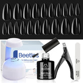 Beetles Gel Nail Kit with UV lamp for at-home extensions.