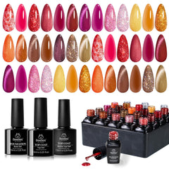 Beetles Gel Nail Polish Set Cat Eye Bloom for shifting glow and depth
