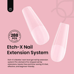 Beetles Gel Nail Tips in 10 sizes for precise fit and quick nail art setup.