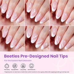 Beetles Gel Polish with pre-applied primer and base coat for easier, stronger adhesion.