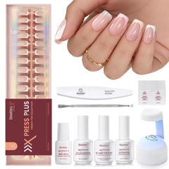 Beetles Gel Polish French Tips Kit collection for quick salon-style nails