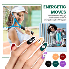 Beetles Gel Polish Kit: Base and top coats shown for long-lasting shine.