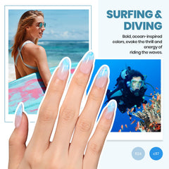 Beetles Gel Polish Kit with UV lamp demonstrated for at-home professional results.