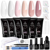 Beetles chrome powder kit panel for at-home nail extension and DIY art