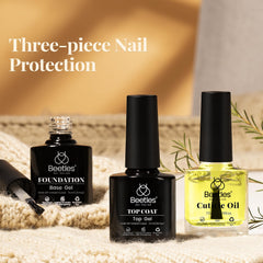 Beetles gel top coat delivers a glossy, chip-resistant shine