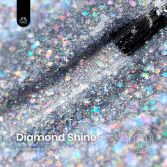 Beetles Glitter Gel Polish cap close-up highlighting smooth application and premium finish
