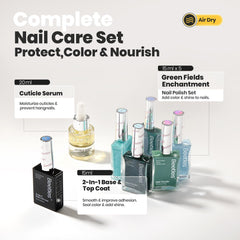 Beetles 2-in-1 base and top coat bottle for long-lasting, quick-dry nails