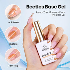Beetles HEMA-free Matte Top Coat bottle delivers sophisticated matte shine.