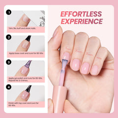 Beetles Jelly Gel polish for French nails with clean edges