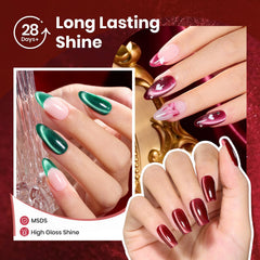 Beetles Jewel Parade purple cat eye gel polish for glamorous evening nails