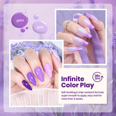 Beetles LED nail lamp-ready setup speeds up curing for manicures.