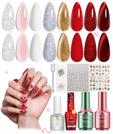 Beetles Merry Glow Red Cat Eye gel polish for bold holiday nails